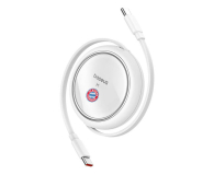Baseus Free2Pull Cable C to C 100W 1m White Bayern - 1348108 - zdjęcie 2